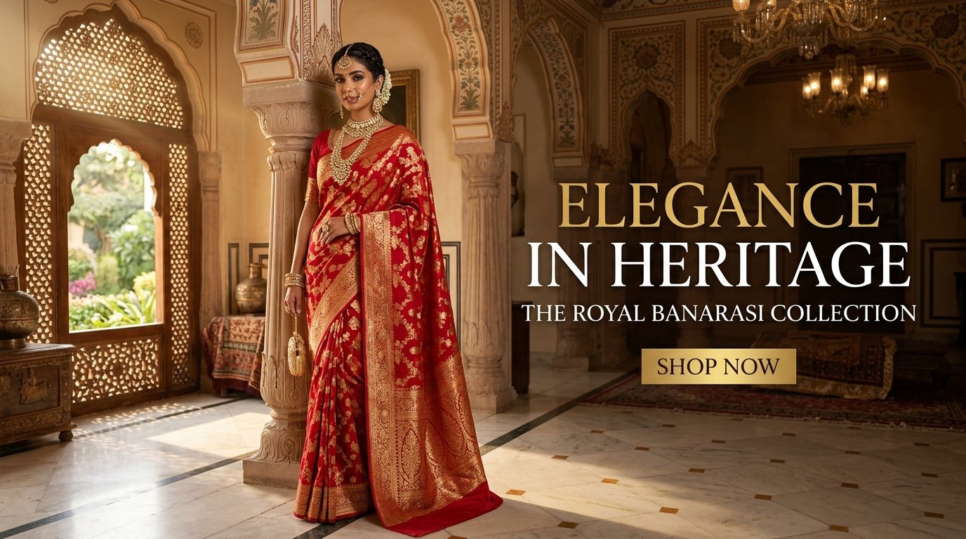 Elegance in Heritage - Royal Banarasi Saree