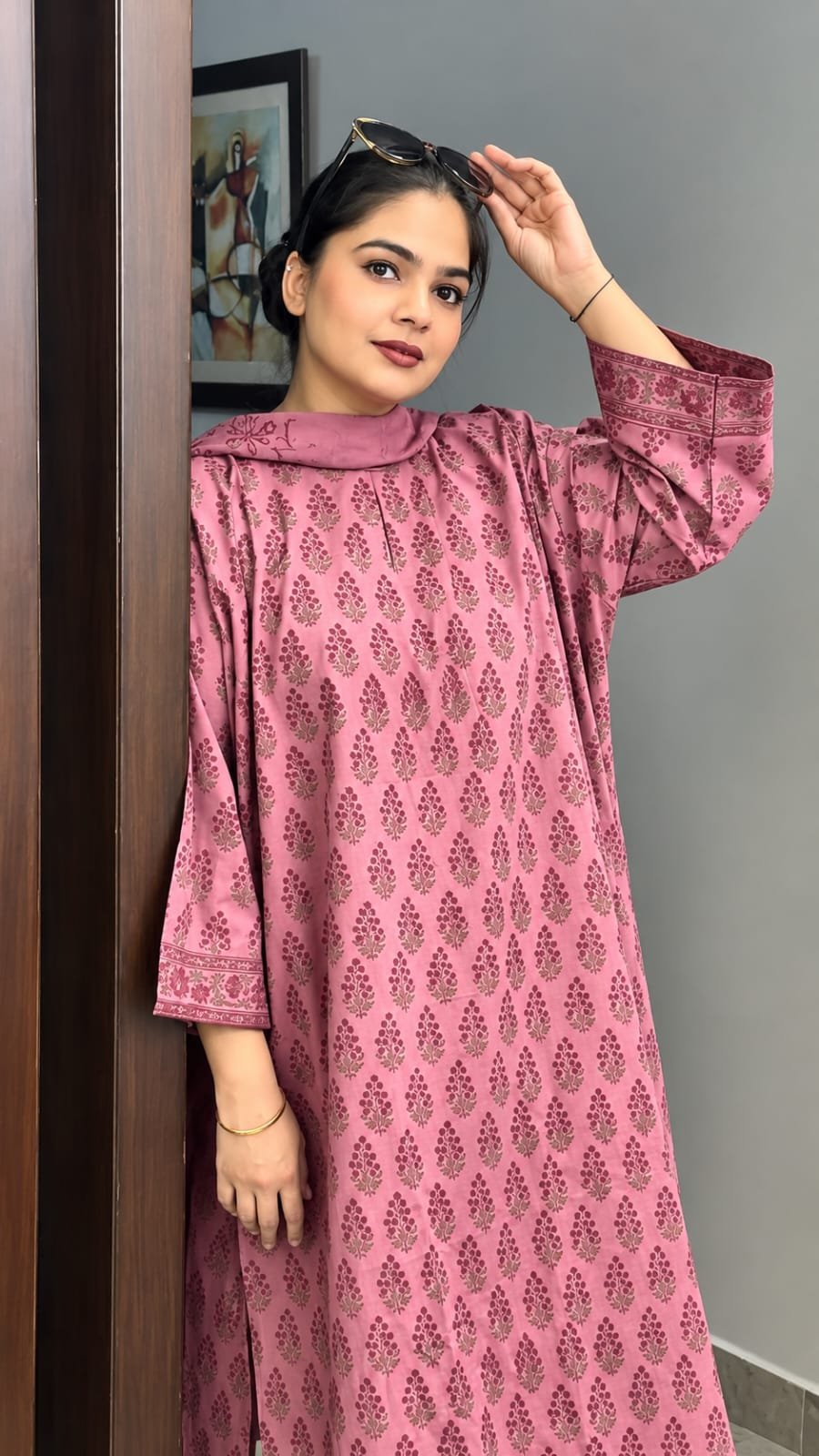 Readymade Cotton Three Piece