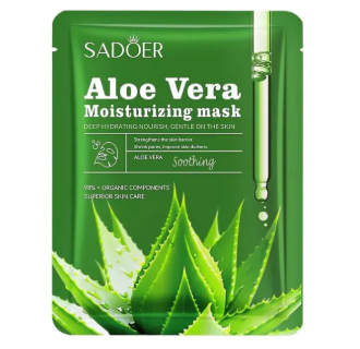 SADOER Aloe Vera Moisturizing Facial Mask (5 Piece)