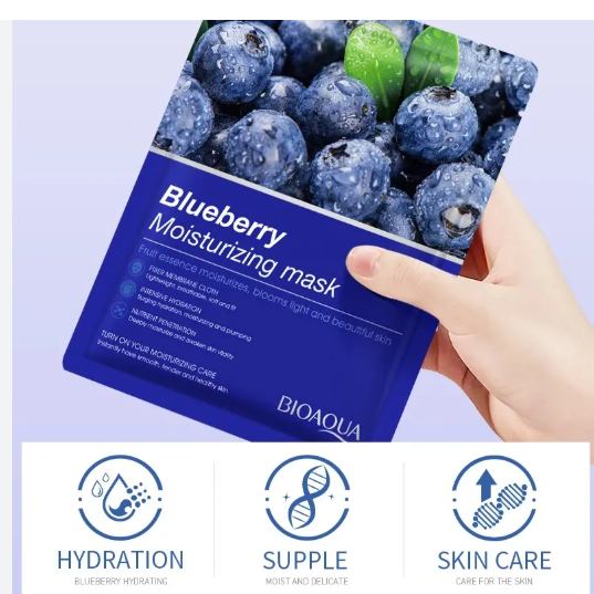 Blueberry Moisturizing Facial Mask (5 Piece)